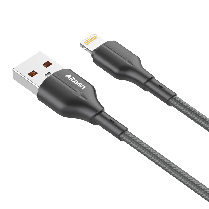 A22-LG Lightning Data Cable 1m 25W Fast Charging Grey Color